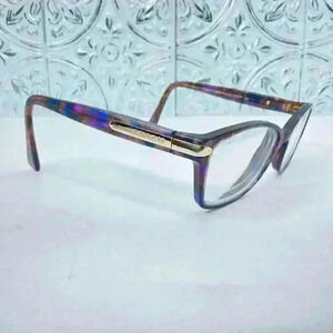 COACH Eyeglasses Purple Confetti Women's 51-17-135  HC6065 5288 FRAMES ONLY